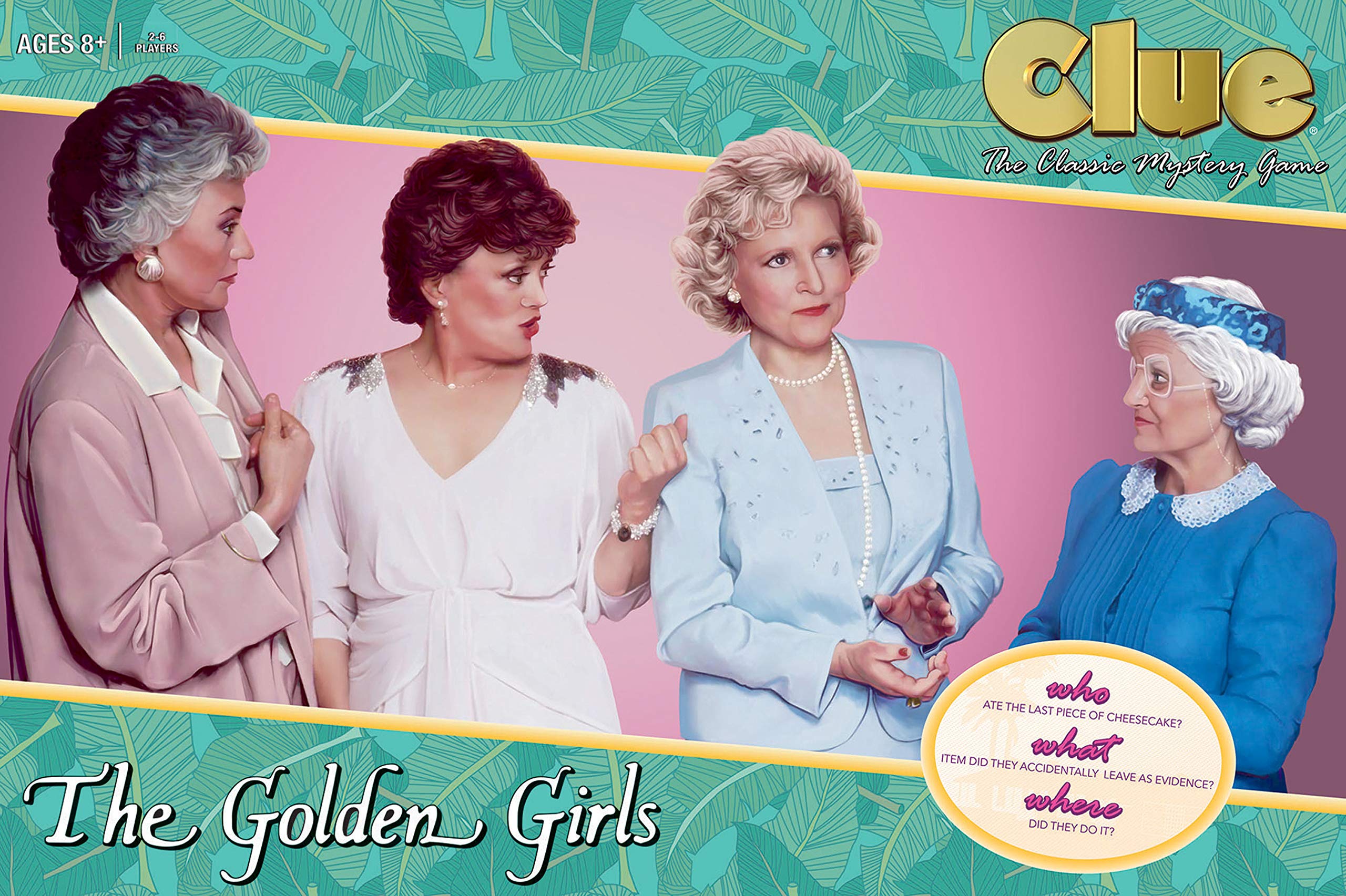 Foto 8 pulgar | Juego de Mesa Clue con Temática The Golden Girls - Venta Internacional