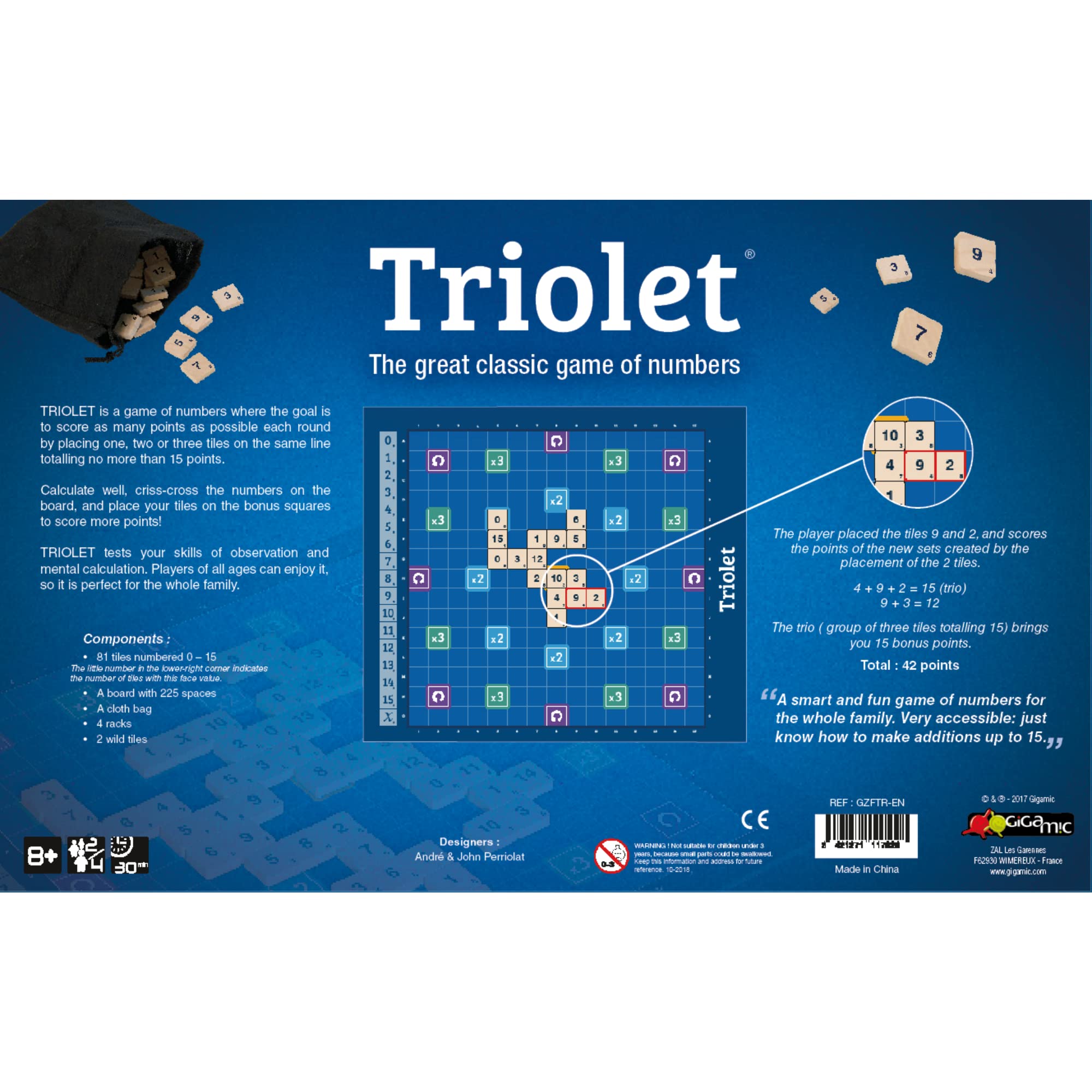 Foto 3 pulgar | Juego de Matemáticas Gigamic Triolet - Venta Internacional