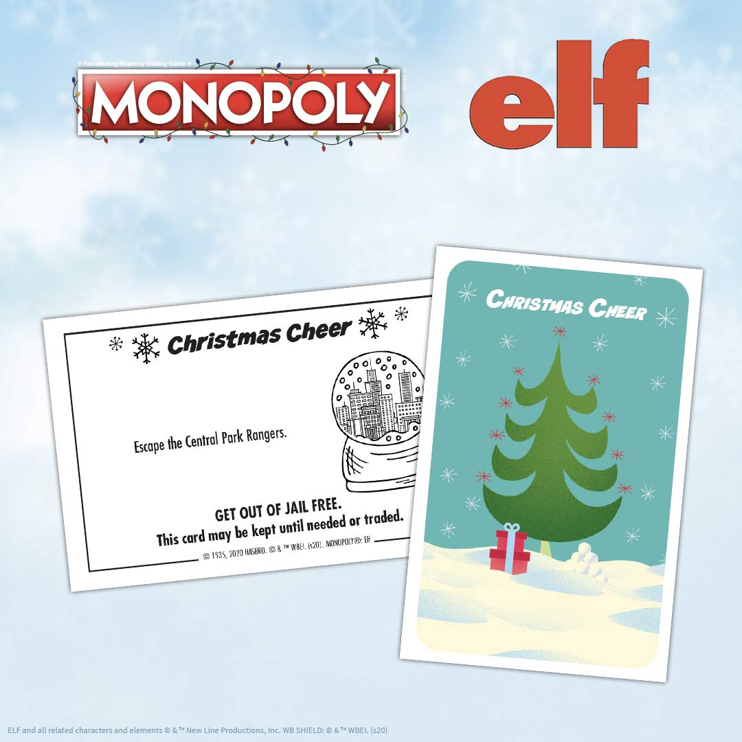 Foto 8 pulgar | Juego de Mesa Usaopoly Monopoly Elf Christmas Film - Venta Internacional