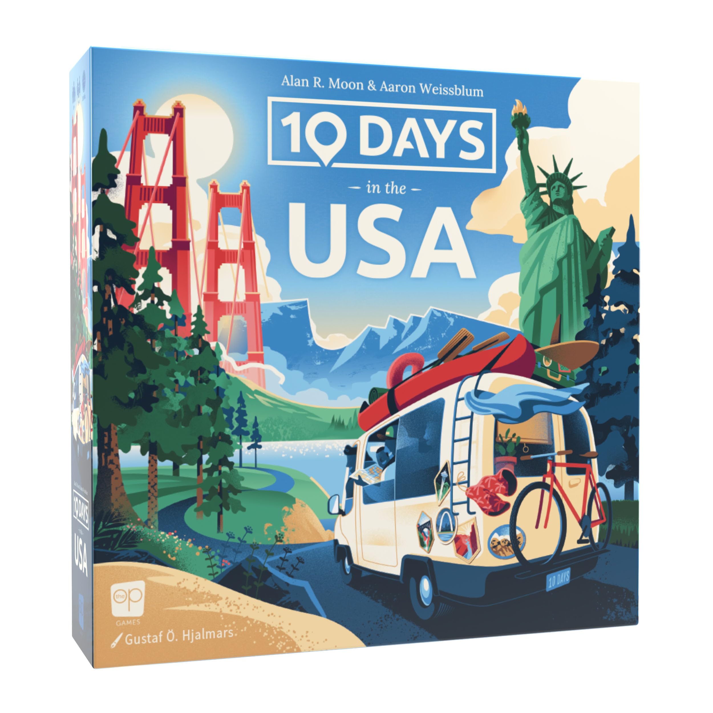 Foto 2 pulgar | Juego de Mesa Viaje Familiar por Carretera de 10 Días en EE. UU. - Venta Internacional