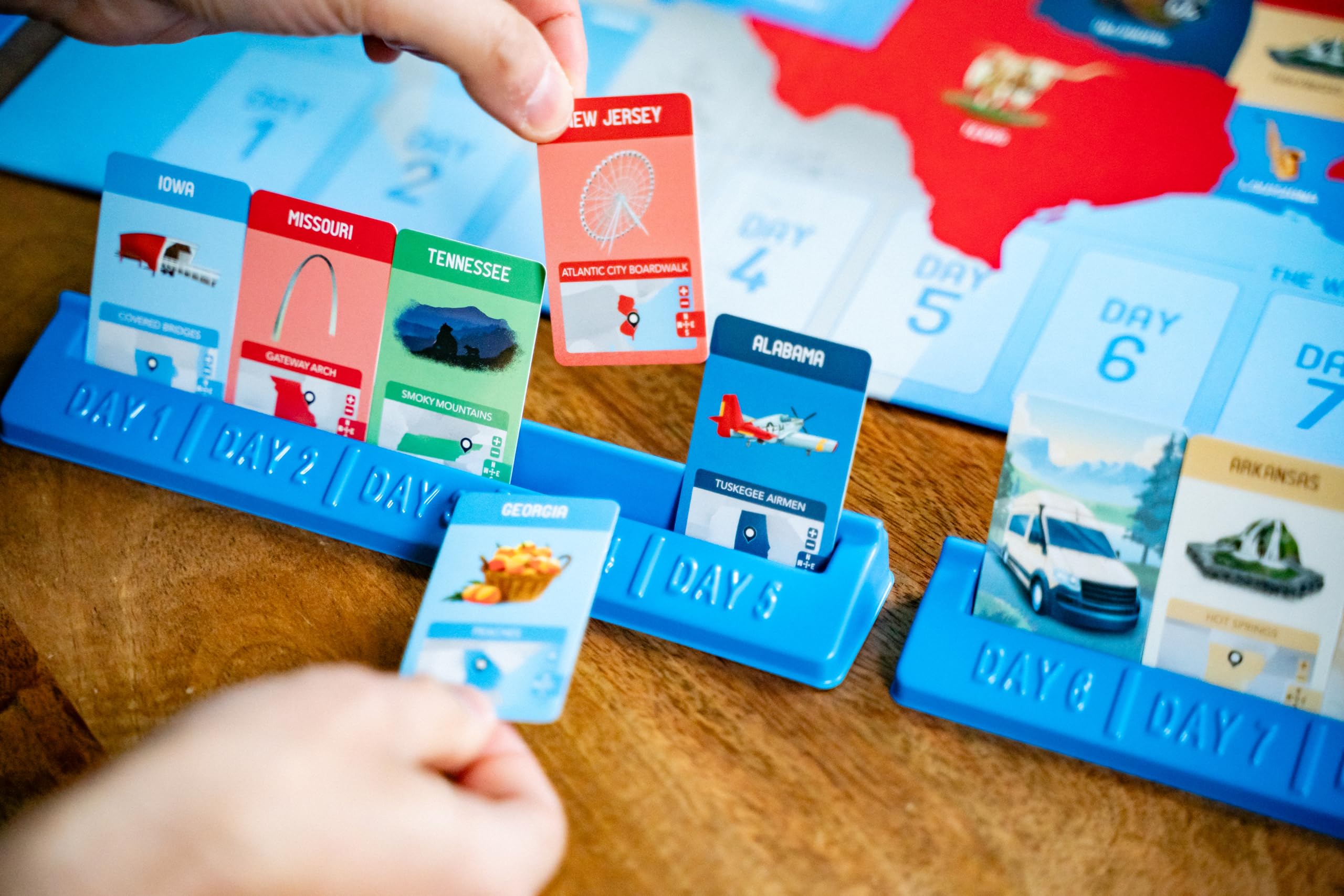 Foto 6 pulgar | Juego de Mesa Viaje Familiar por Carretera de 10 Días en EE. UU. - Venta Internacional