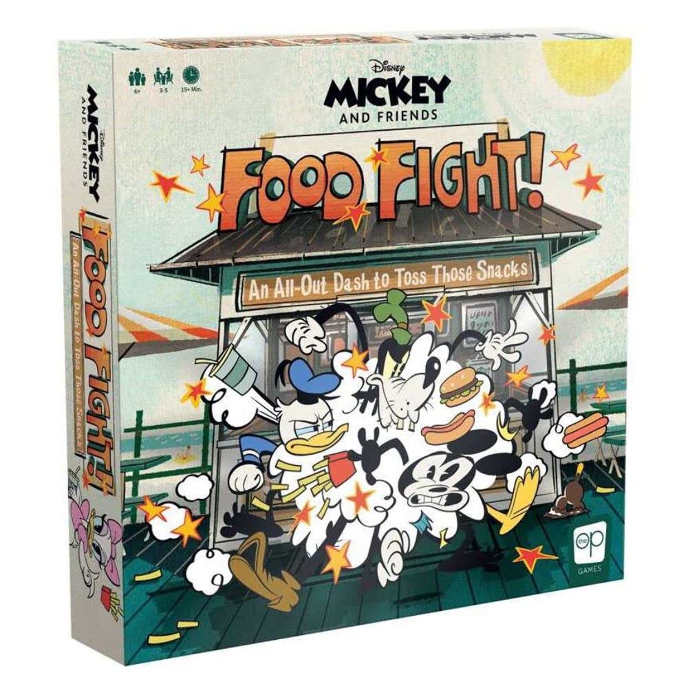 Foto 2 pulgar | Juego de Dados Usaopoly Disney Mickey And Friends Food Fight - Venta Internacional