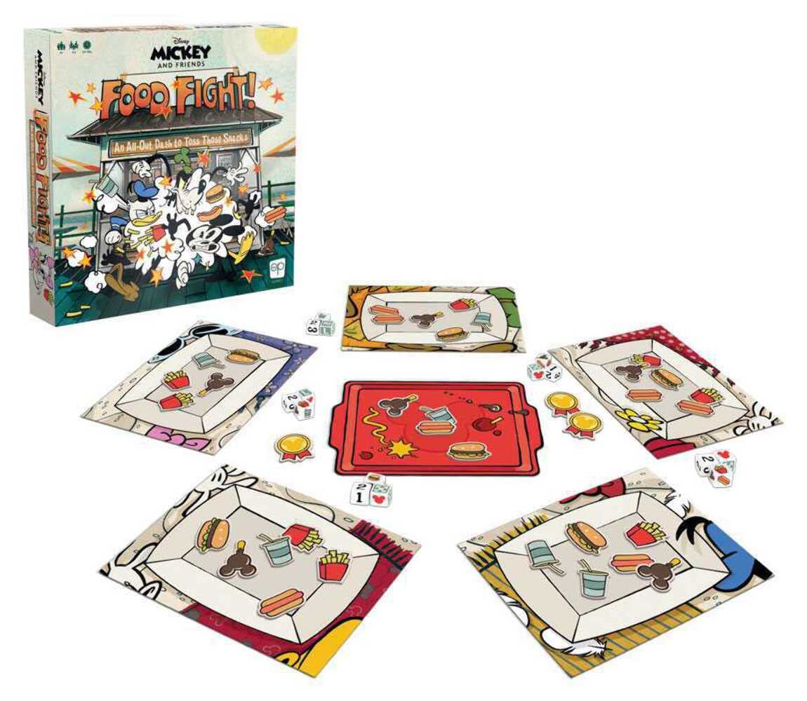 Foto 3 pulgar | Juego de Dados Usaopoly Disney Mickey And Friends Food Fight - Venta Internacional