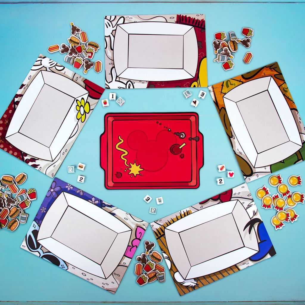 Foto 4 pulgar | Juego de Dados Usaopoly Disney Mickey And Friends Food Fight - Venta Internacional
