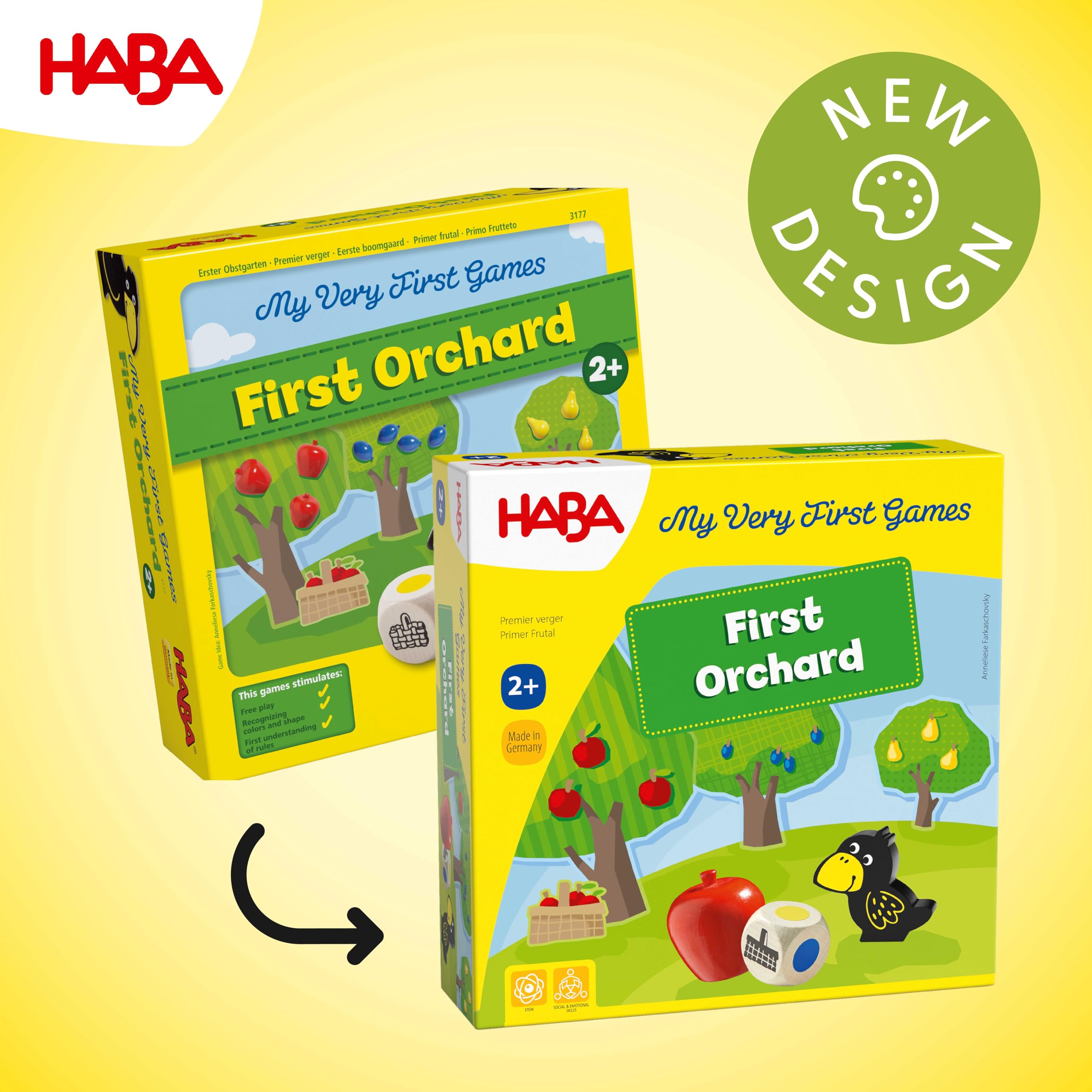 Foto 3 pulgar | Juego para Niños Pequeños Haba My Very First Games First Orchard - Venta Internacional