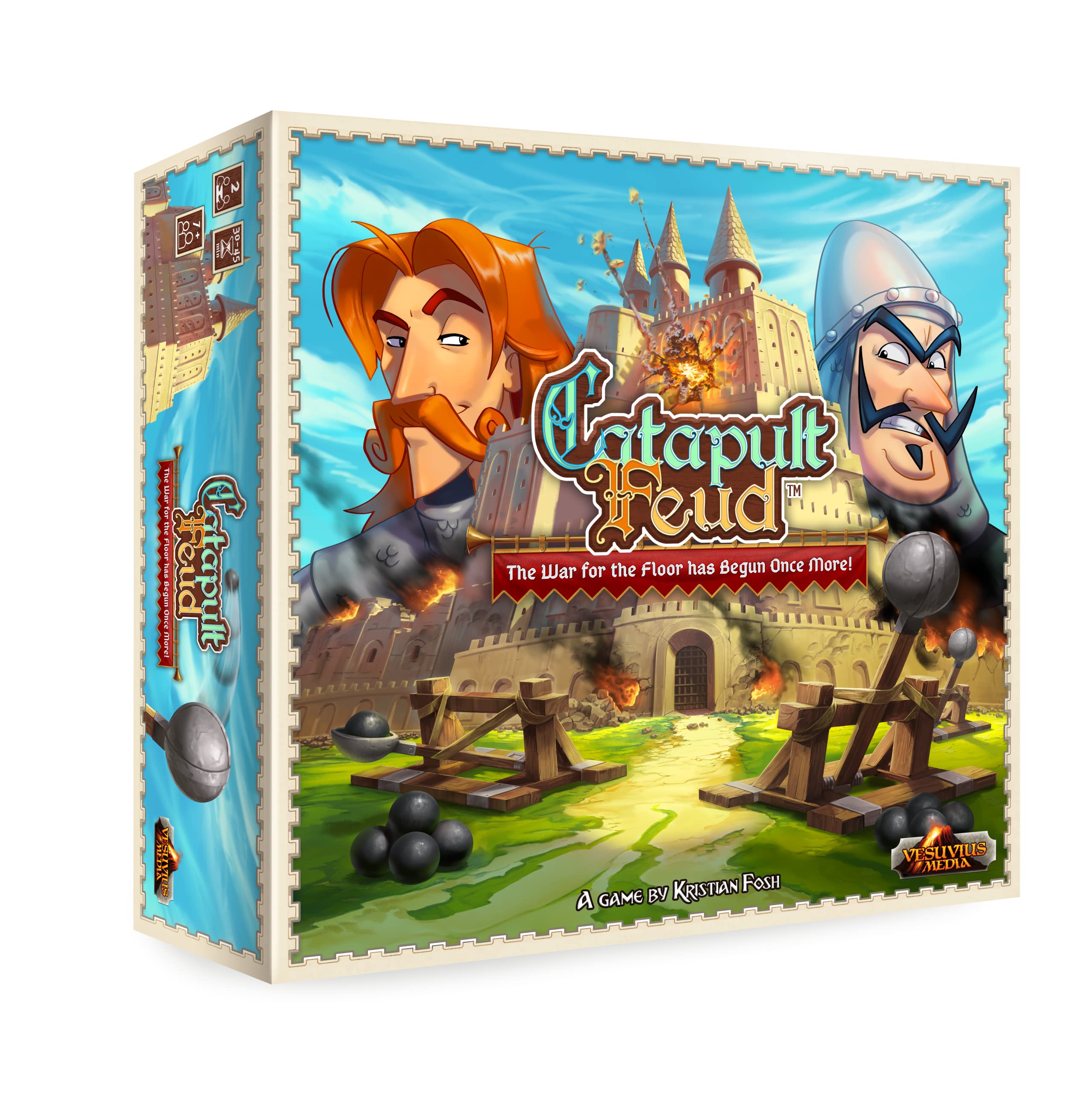 Foto 2 pulgar | Juego de Mesa Iello Catapult Feud para 2 Jugadores - Venta Internacional