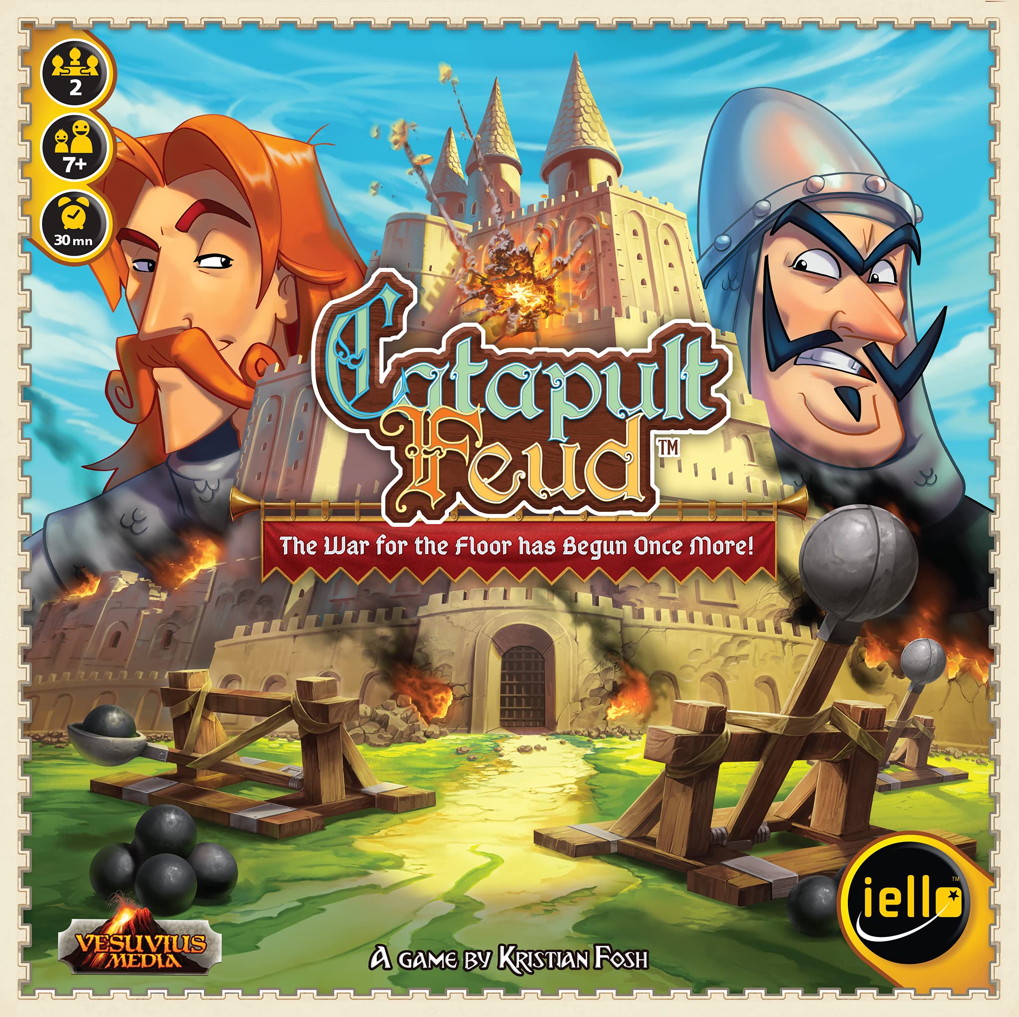 Foto 3 pulgar | Juego de Mesa Iello Catapult Feud para 2 Jugadores - Venta Internacional
