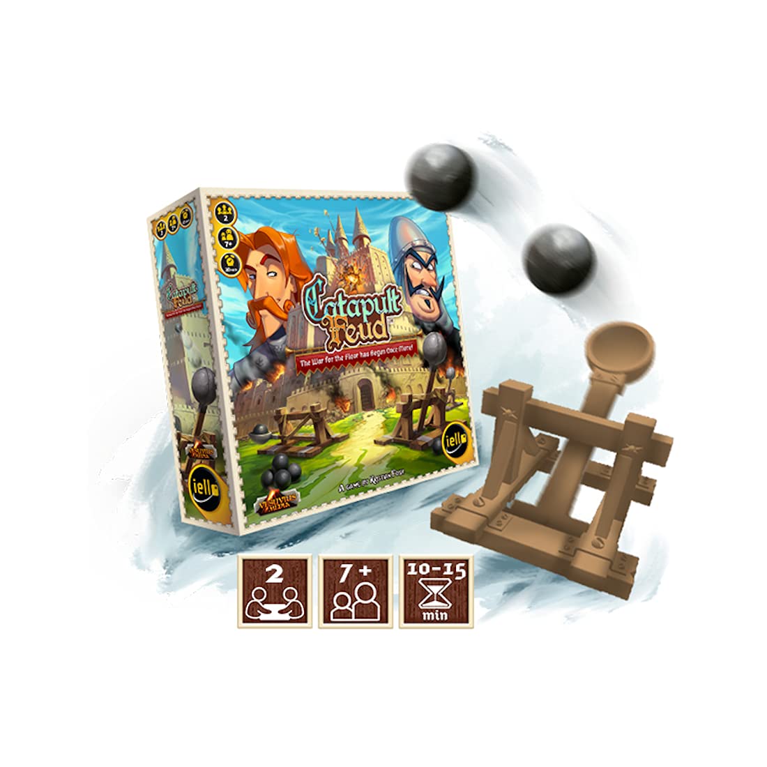 Foto 4 pulgar | Juego de Mesa Iello Catapult Feud para 2 Jugadores - Venta Internacional