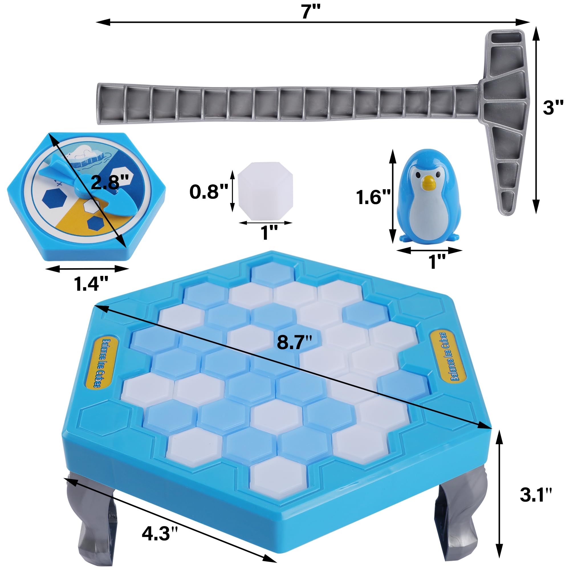 Foto 3 pulgar | Juego de Mesa Dr. Dudu Save Penguin Break Ice para Niños de 4 a 8 Años - Venta Internacional