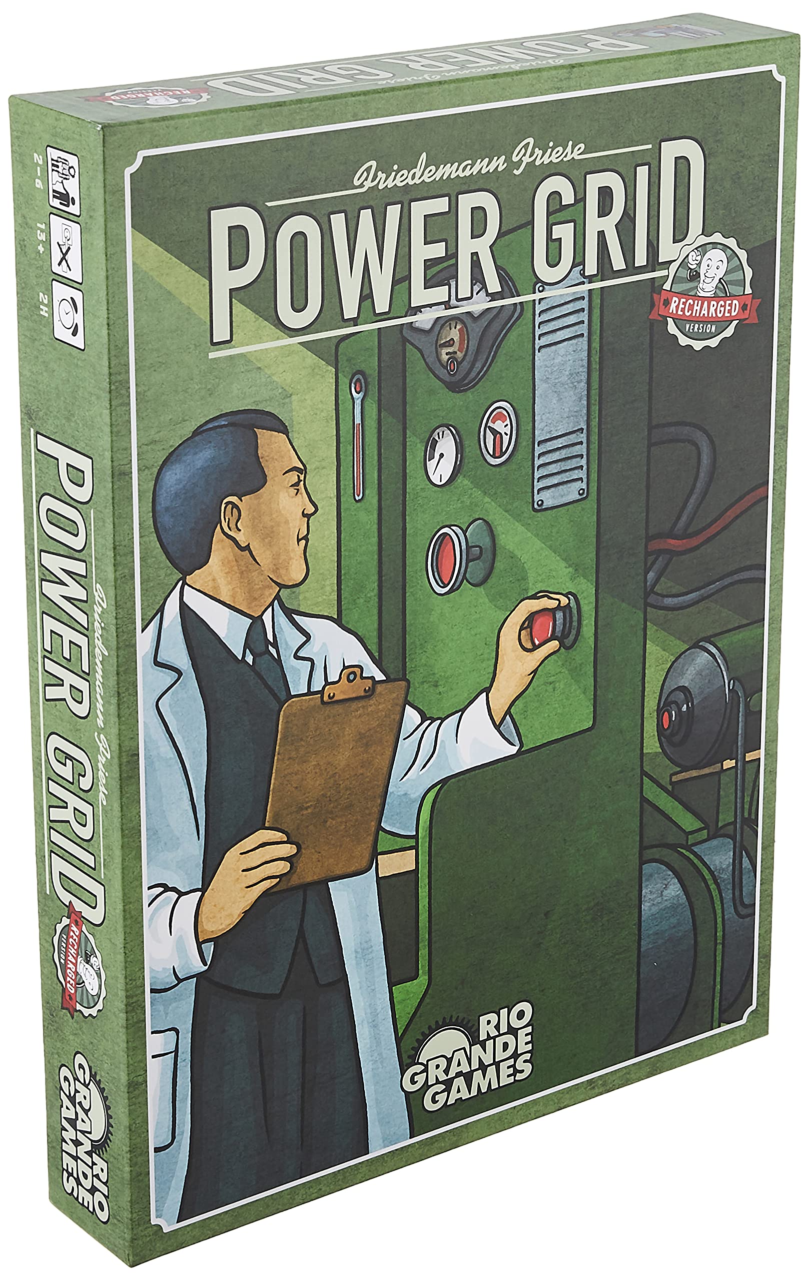 Foto 2 pulgar | Juego de Mesa Rio Grande Games Power Grid Recharged - Venta Internacional