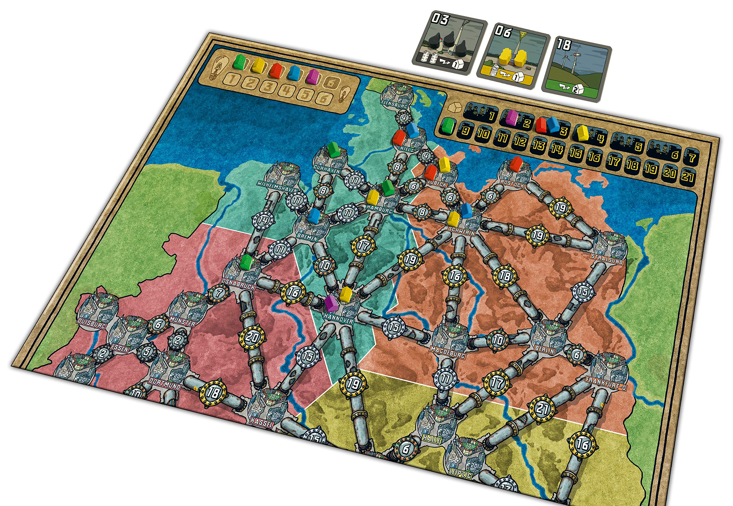 Foto 3 pulgar | Juego de Mesa Rio Grande Games Power Grid Recharged - Venta Internacional