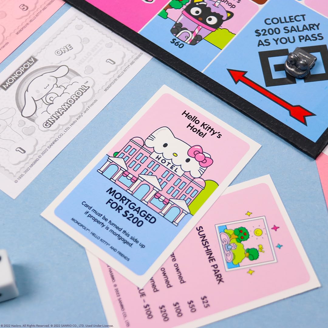 Foto 4 | Juego de Mesa Monopoly Hello Kitty & Friends - Venta Internacional