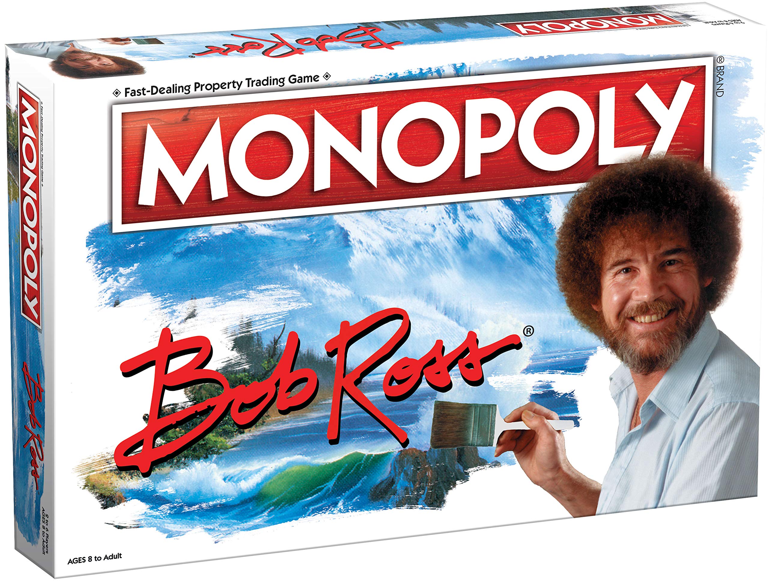 Foto 2 pulgar | Juego de Monopoly Usapoly Edición Bob Ross con 6 Fichas - Venta Internacional
