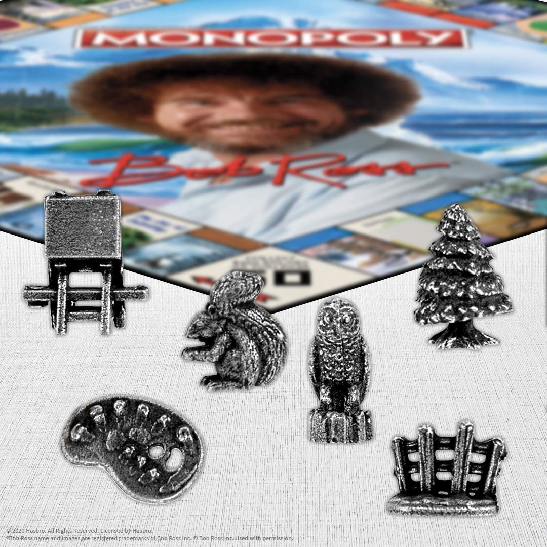 Foto 5 pulgar | Juego de Monopoly Usapoly Edición Bob Ross con 6 Fichas - Venta Internacional