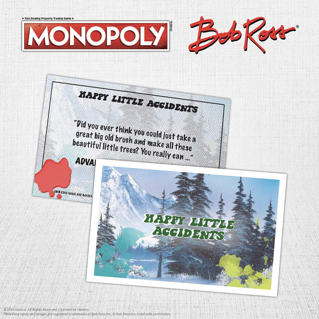 Foto 8 pulgar | Juego de Monopoly Usapoly Edición Bob Ross con 6 Fichas - Venta Internacional