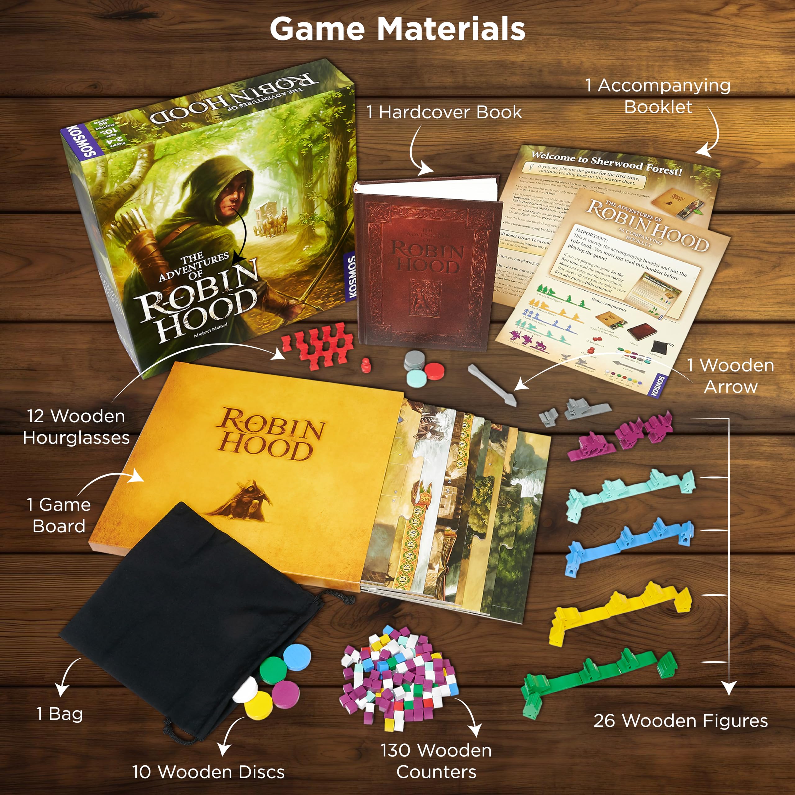 Foto 4 pulgar | Juego Thames & Kosmos Las Aventuras De Robin Hood - Venta Internacional
