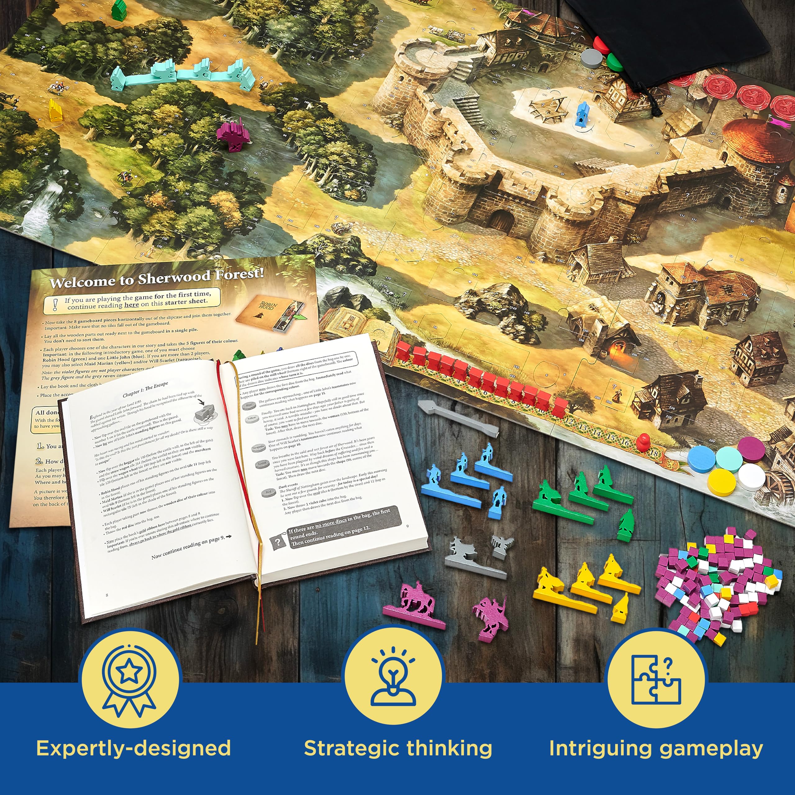 Foto 6 | Juego Thames & Kosmos Las Aventuras De Robin Hood - Venta Internacional