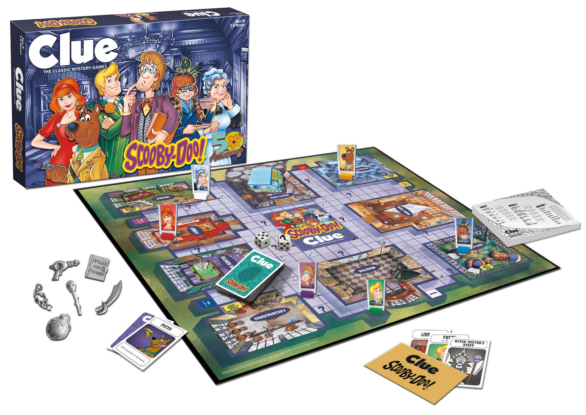 Foto 3 pulgar | Juego de Mesa Usapoly Clue Scooby Doo - Venta Internacional