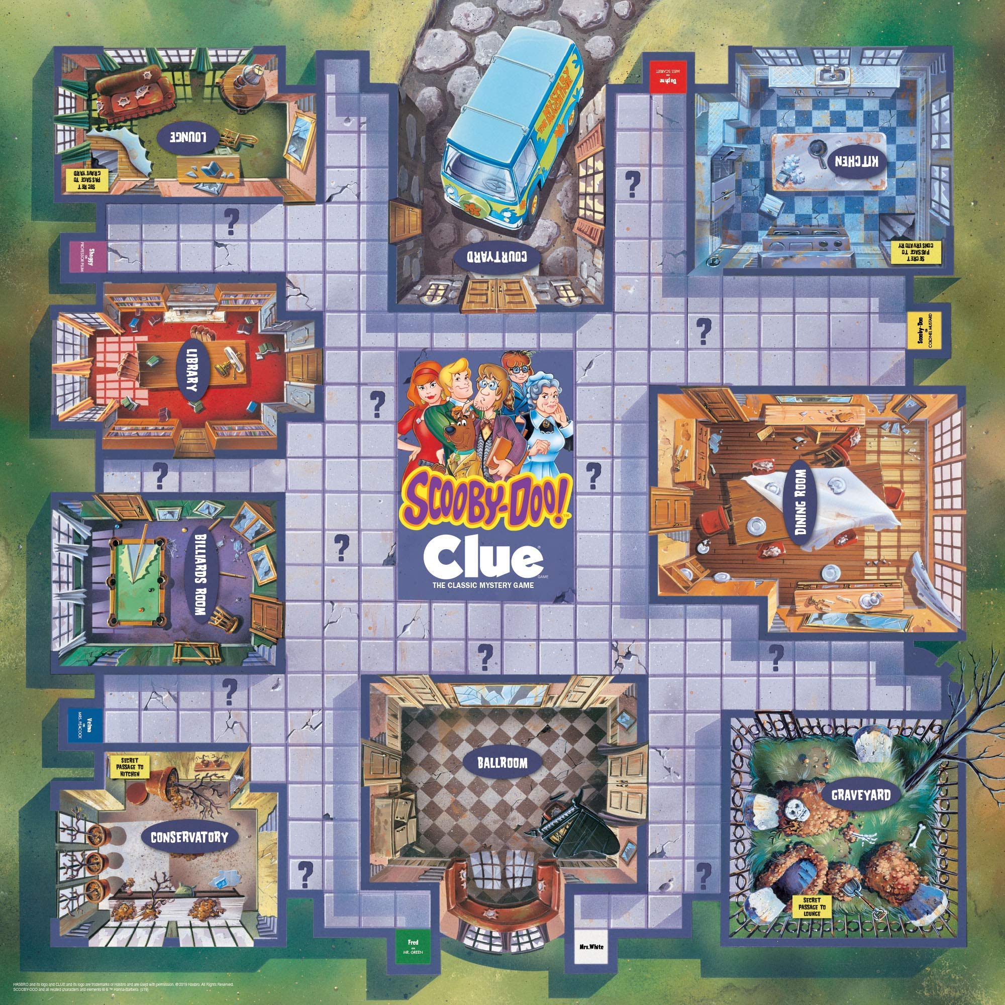 Foto 5 pulgar | Juego de Mesa Usapoly Clue Scooby Doo - Venta Internacional