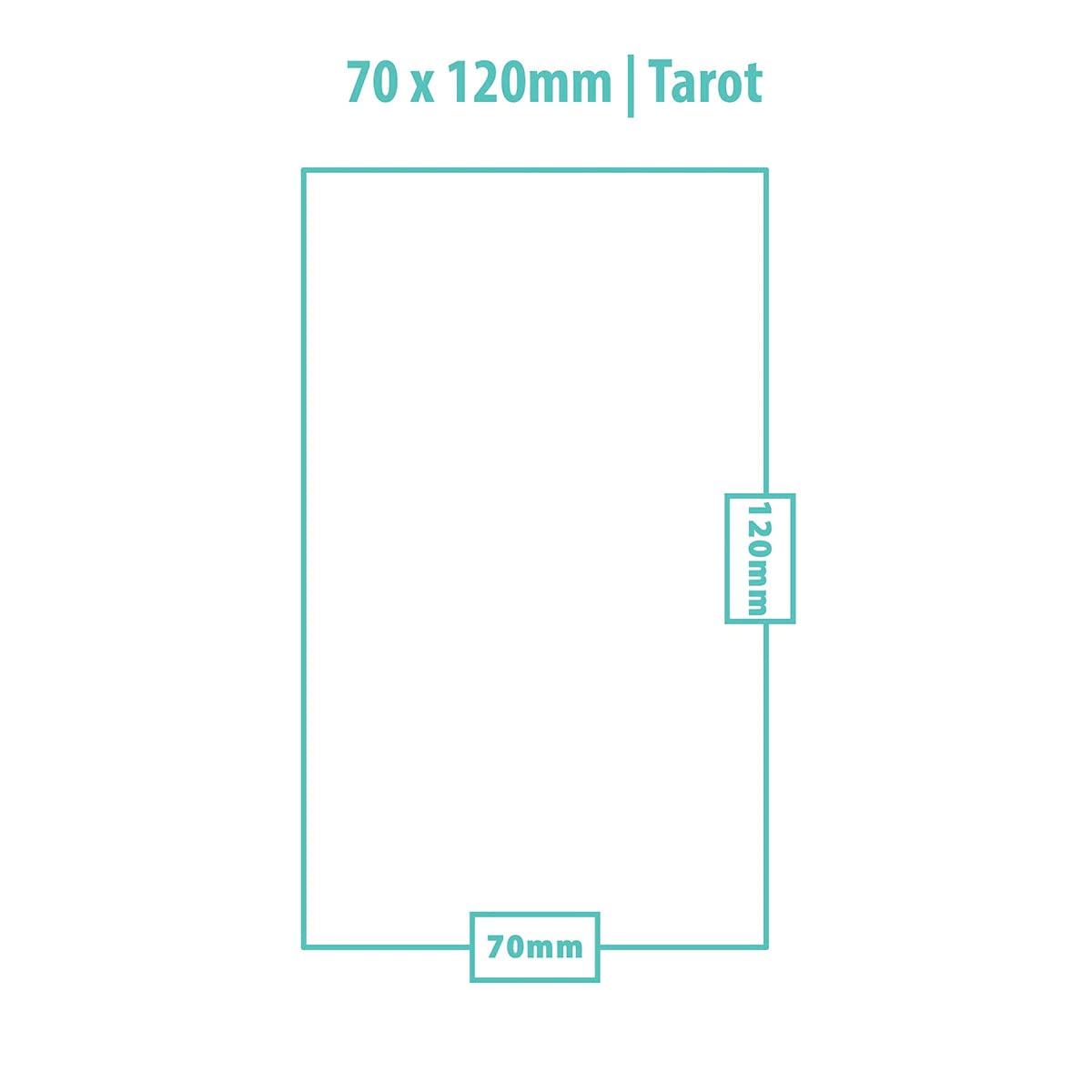 Foto 4 pulgar | Funda para Juego de Tarot Ultra Pro 70 mm x 120 mm 50 Unidades - Venta Internacional