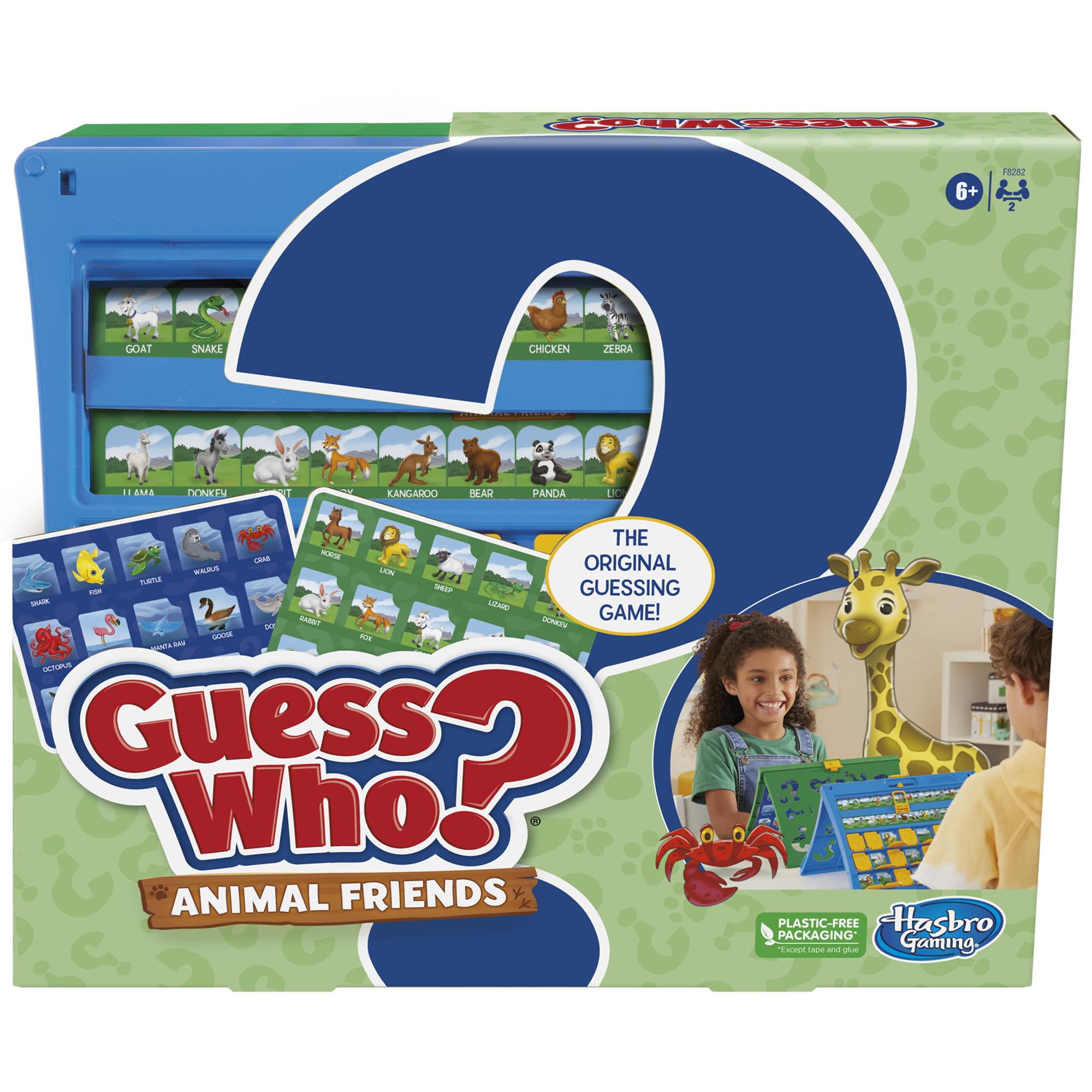 Foto 2 pulgar | Juego de Mesa Hasbro Gaming ¿Adivina Quién? Animal Friends para Niños Mayores de 6 Años