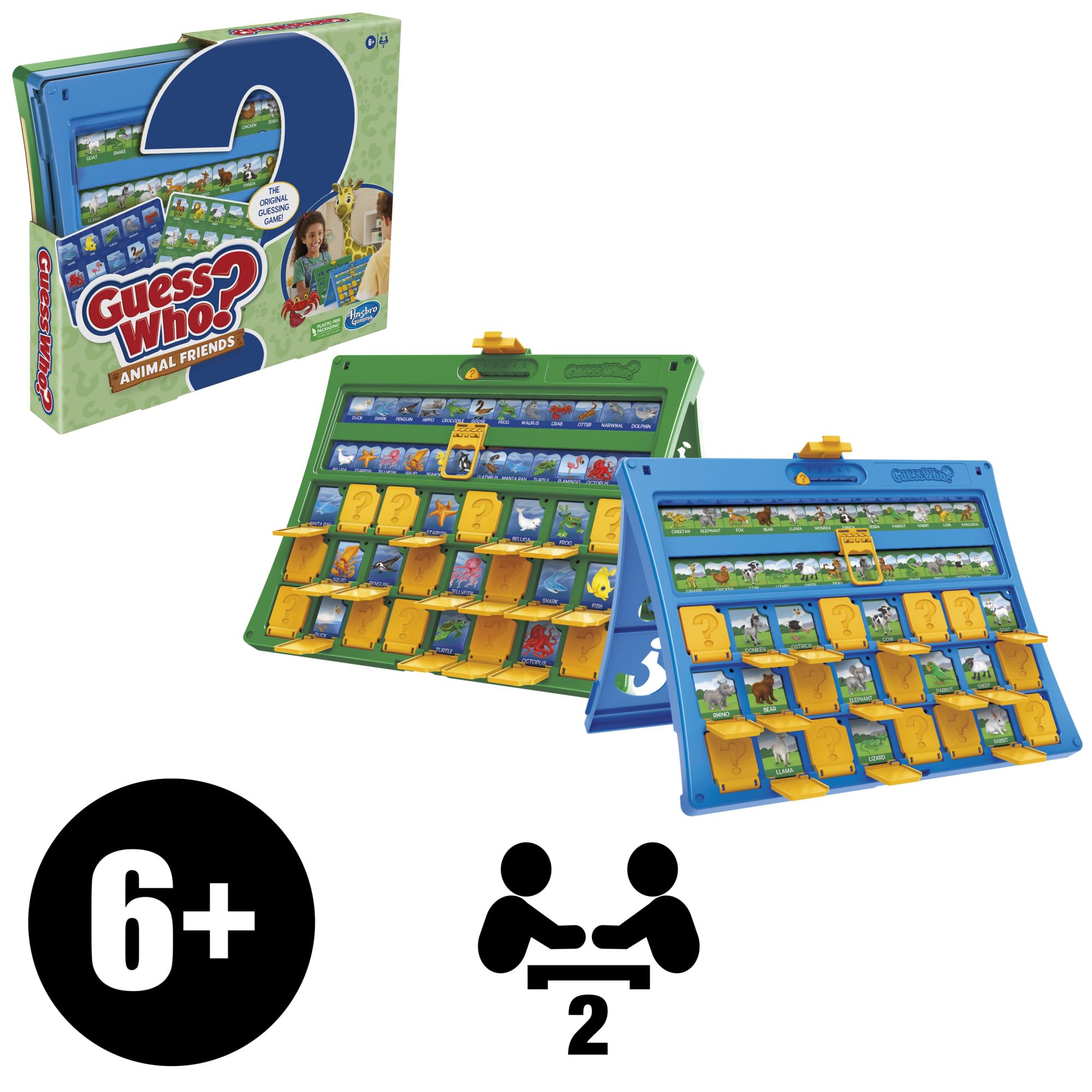 Foto 3 | Juego de Mesa Hasbro Gaming ¿Adivina Quién? Animal Friends para Niños Mayores de 6 Años