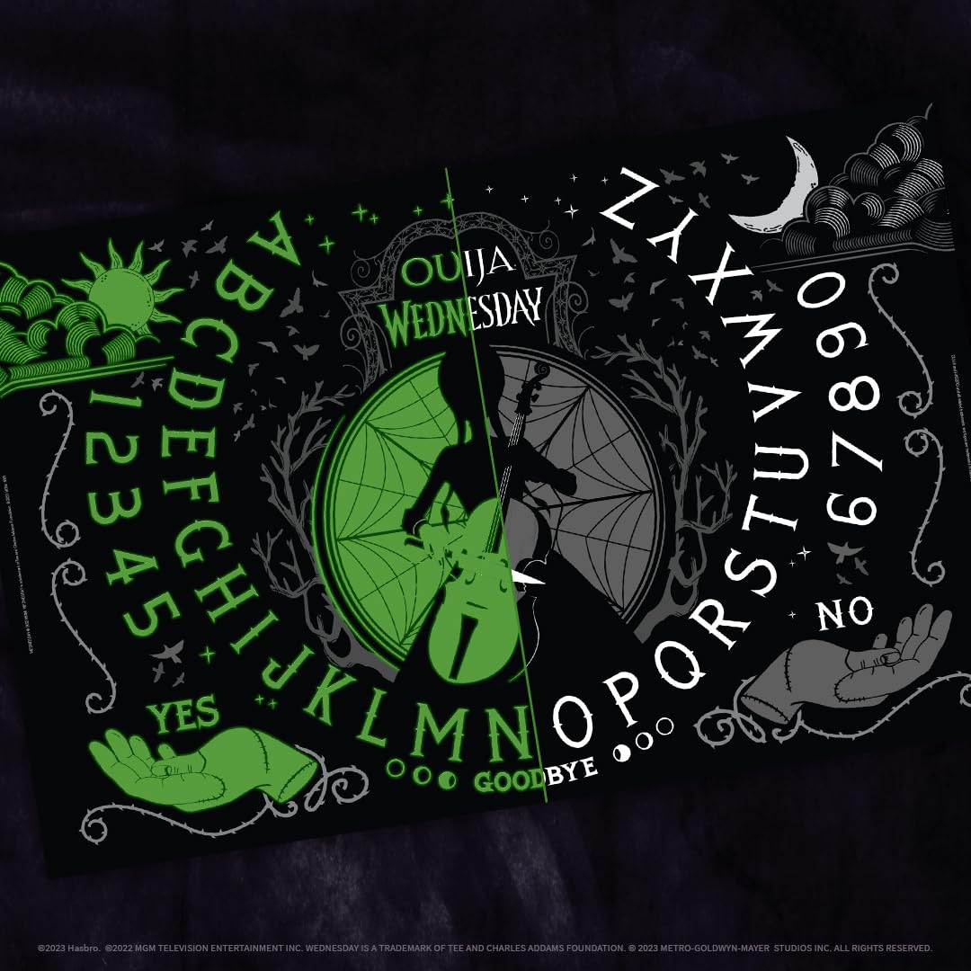 Foto 6 pulgar | Juego de Mesa Ouija Usaopoly Ouija: Wednesday Glow In The Dark - Venta Internacional