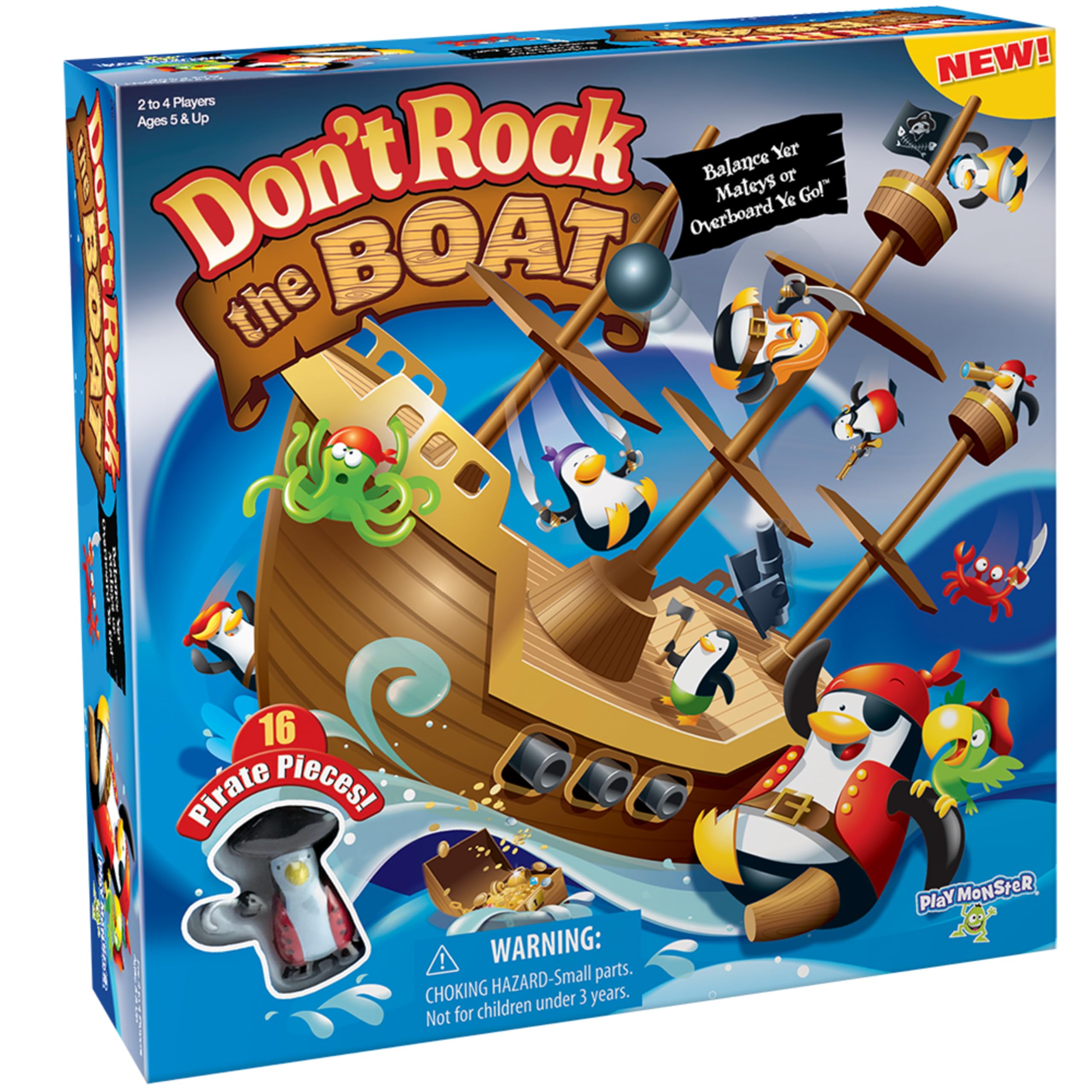 Foto 2 pulgar | Juego de Mesa Playmonster Don't Rock The Boat para Niños - Venta Internacional