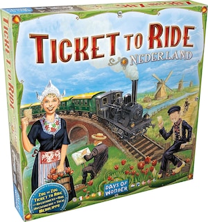 Foto 1 | Juego de Mesa de Estrategia Familiar Expansión Ticket to Ride Nederland - Venta Internacional