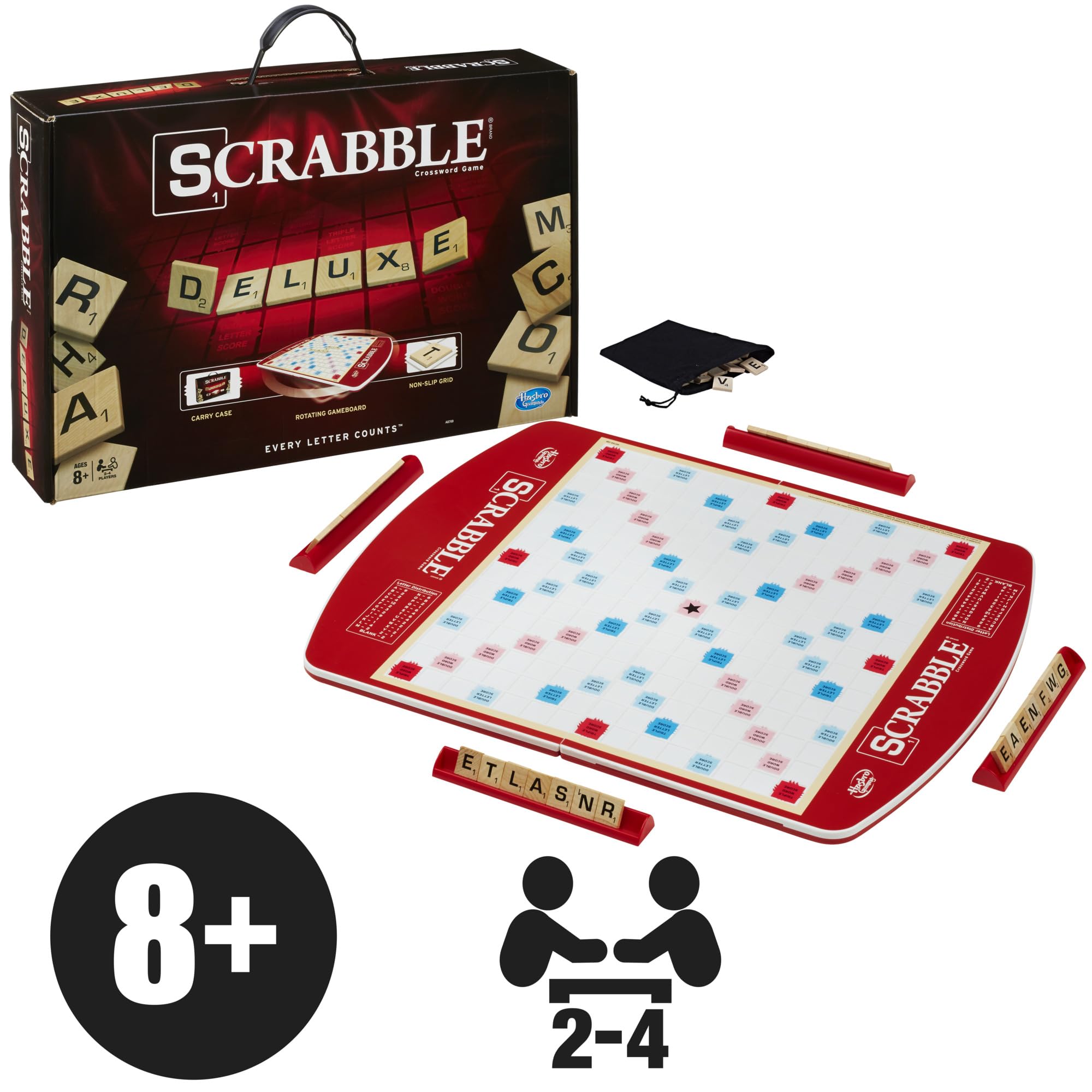 Foto 4 pulgar | Juego de Mesa Scrabble Deluxe Edition- Venta Internacional