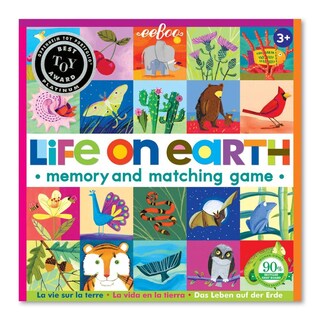 Foto 2 | Juego De Memoria Y Combinación Eeboo Life On Earth 24 Pairs 3+ - Venta Internacional