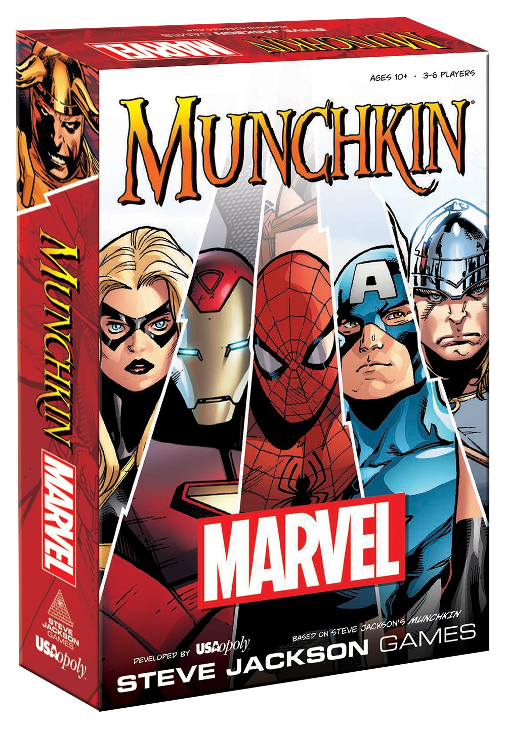 Foto 2 pulgar | Juego de Cartas Usapoly Munchkin Marvel Edition- Venta Internacional