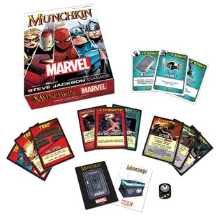 Foto 2 | Juego de Cartas Usapoly Munchkin Marvel Edition- Venta Internacional