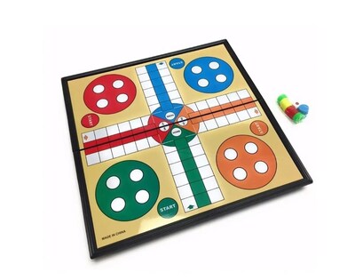 Foto 2 | Juego de Mesa Clásico Educativo Magnetic Ludo 18 x 18 cm - Venta Internacional
