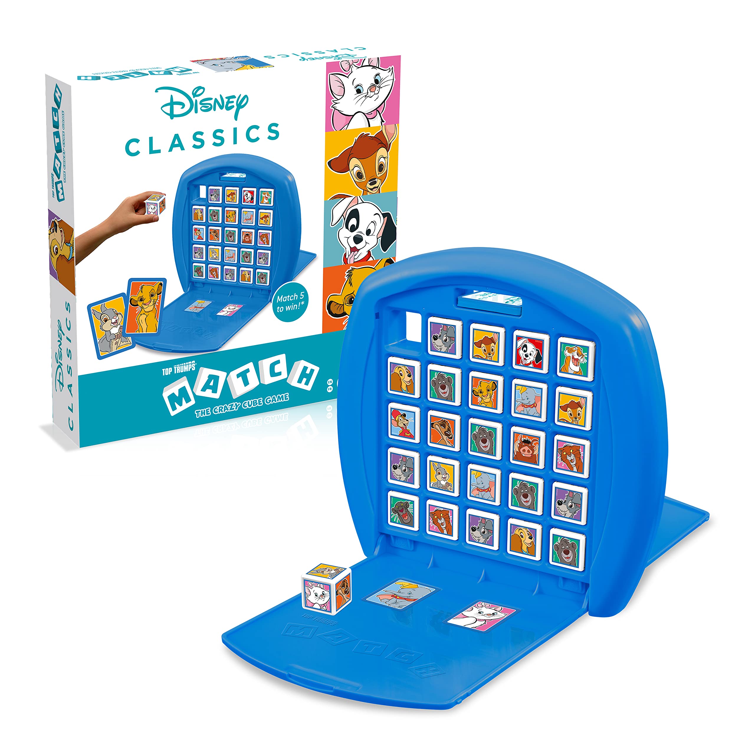 Foto 6 pulgar | Juego de Mesa Top Trumps Match Disney Animals para Niños Mayores - Venta Internacional