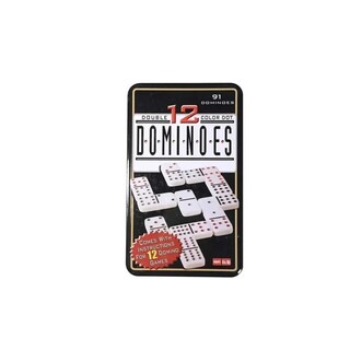 Foto 1 | Domino Game Chancho 12 Con 91 Piezas En Caja De Metal - Venta Internacional