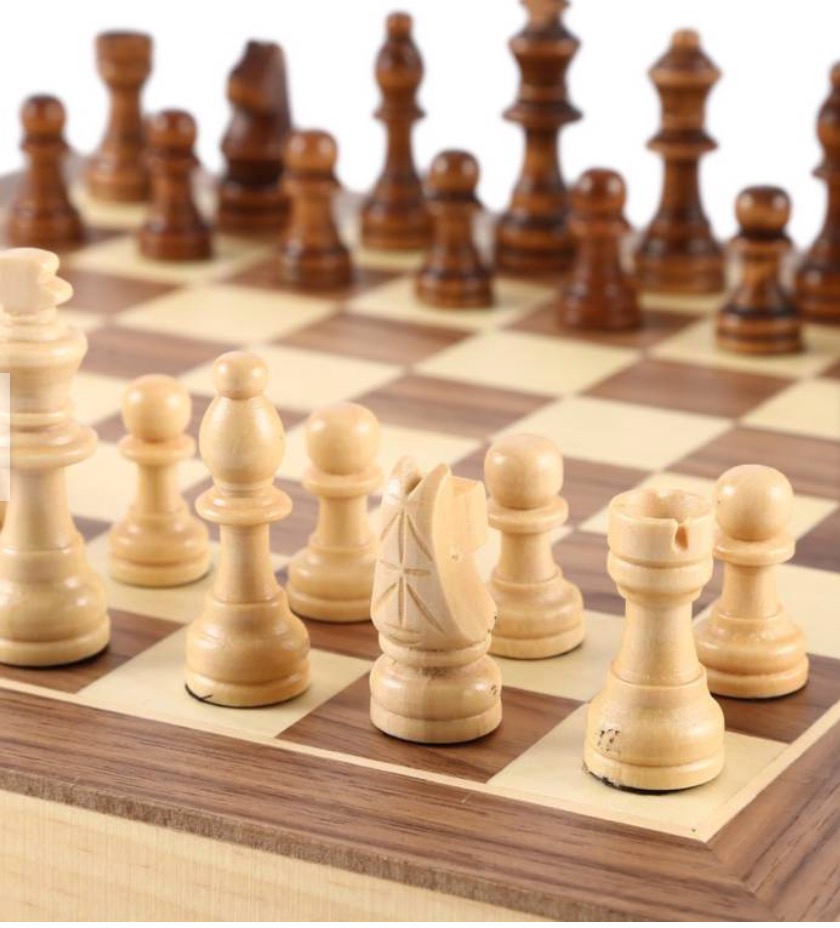Foto 4 pulgar | Juego De Ajedrez Internacional De Madera De 30x30 Cm - Venta Internacional.
