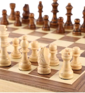 Foto 3 | Juego De Ajedrez Internacional De Madera De 30x30 Cm - Venta Internacional.