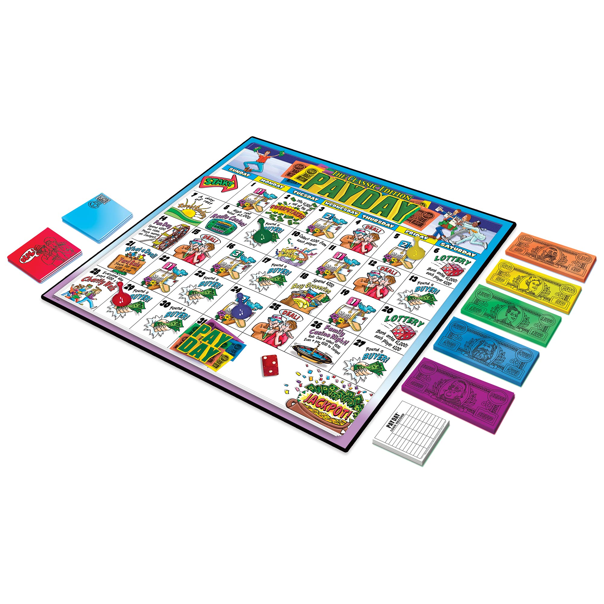 Foto 3 pulgar | Juego De Mesa Winning Moves Games Pay Day Obra De Arte De Los 70 - Venta Internacional.