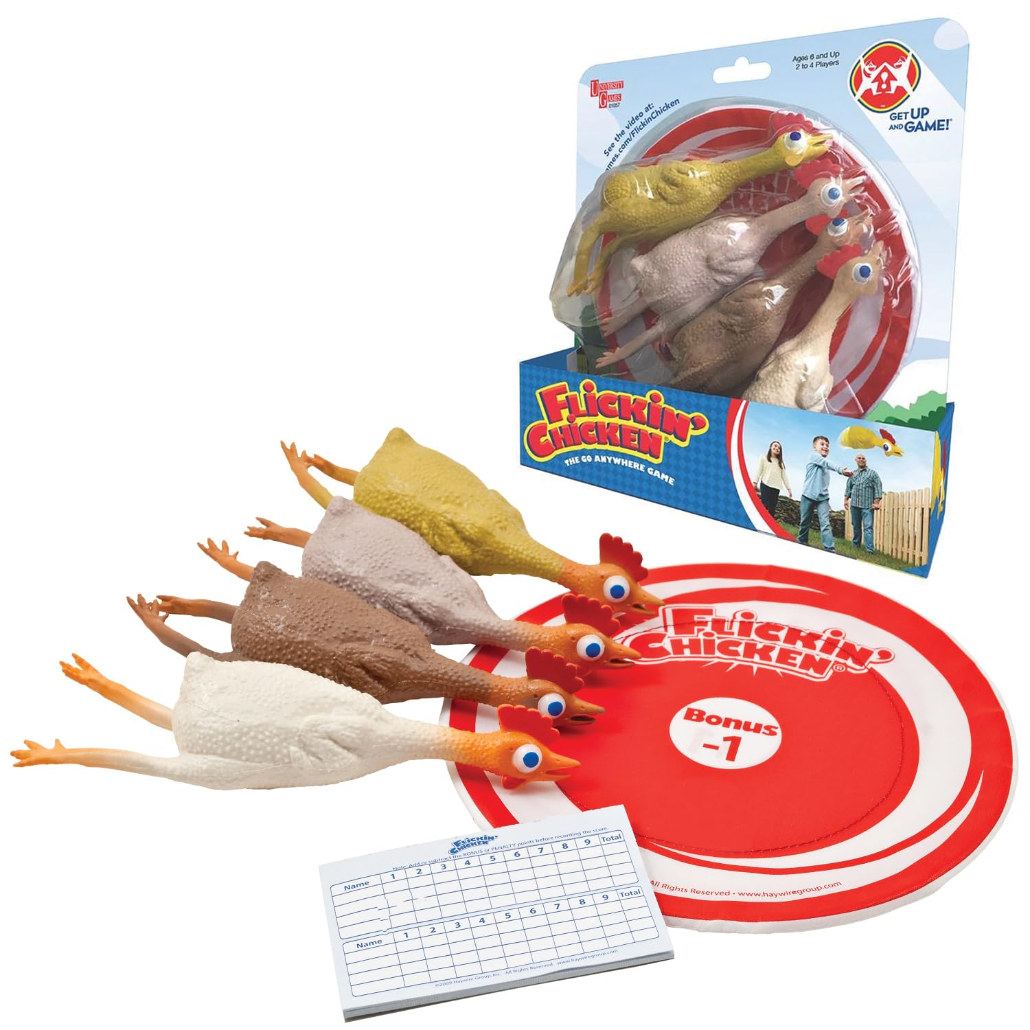Foto 2 pulgar | Target Toss Game University Games Flickin Chicken Durante Más De 6 Años - Venta Internacional.