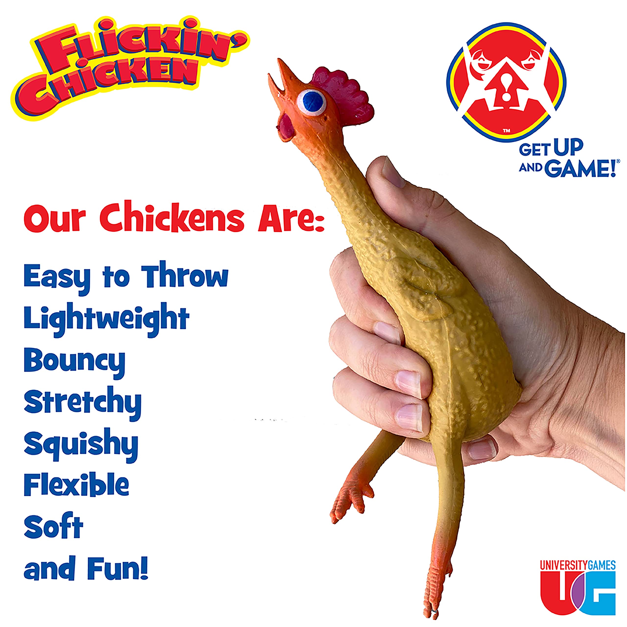 Foto 3 pulgar | Target Toss Game University Games Flickin Chicken Durante Más De 6 Años - Venta Internacional.