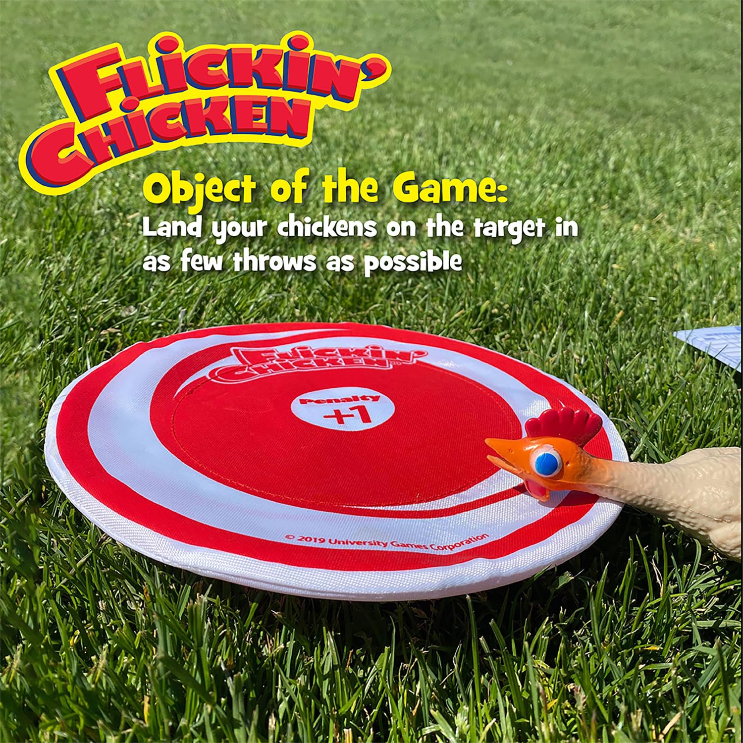 Foto 5 pulgar | Target Toss Game University Games Flickin Chicken Durante Más De 6 Años - Venta Internacional.