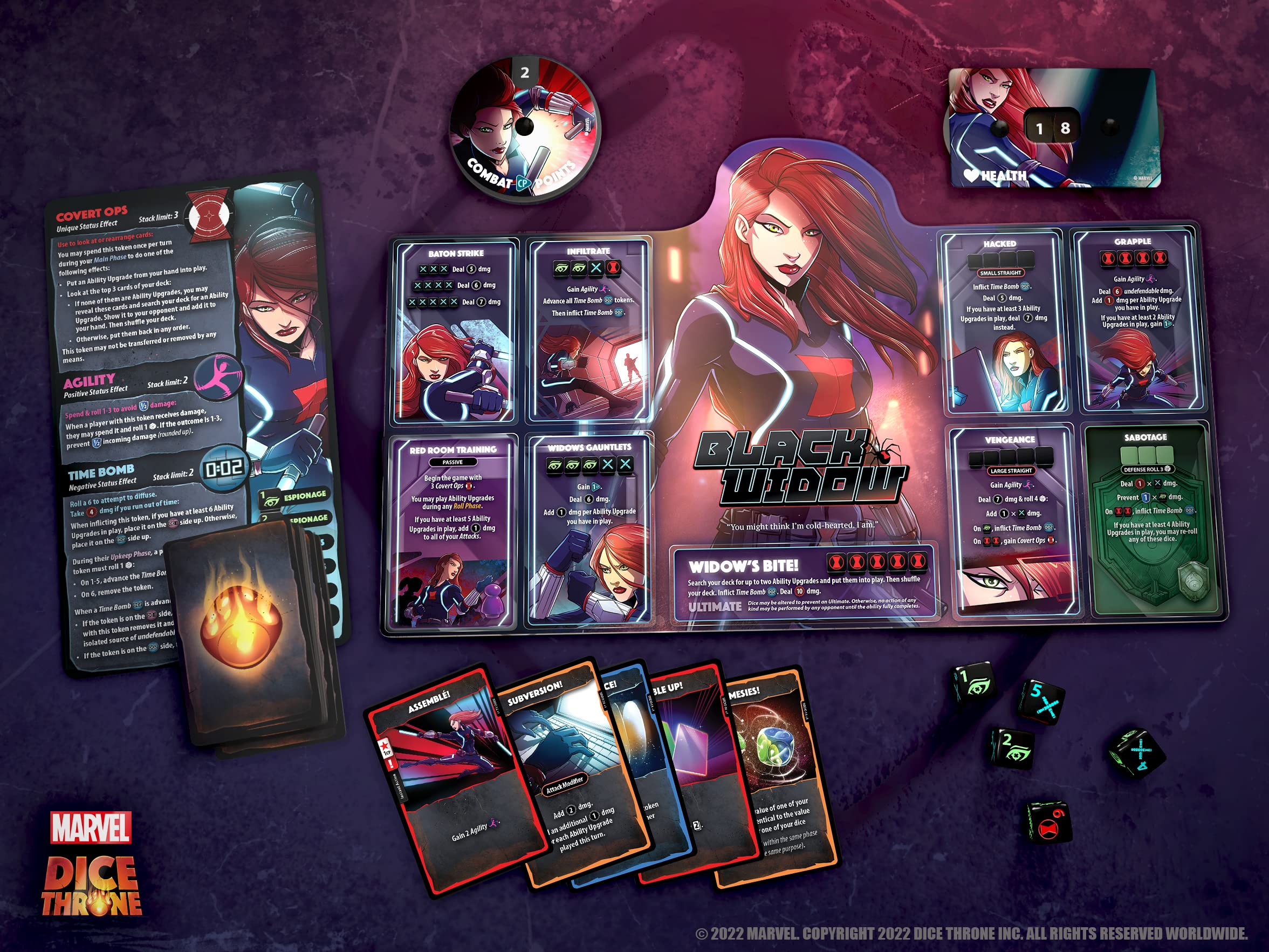 Foto 6 pulgar | Caja De Héroes Usaopoly Dice Throne-Venta Internacional
