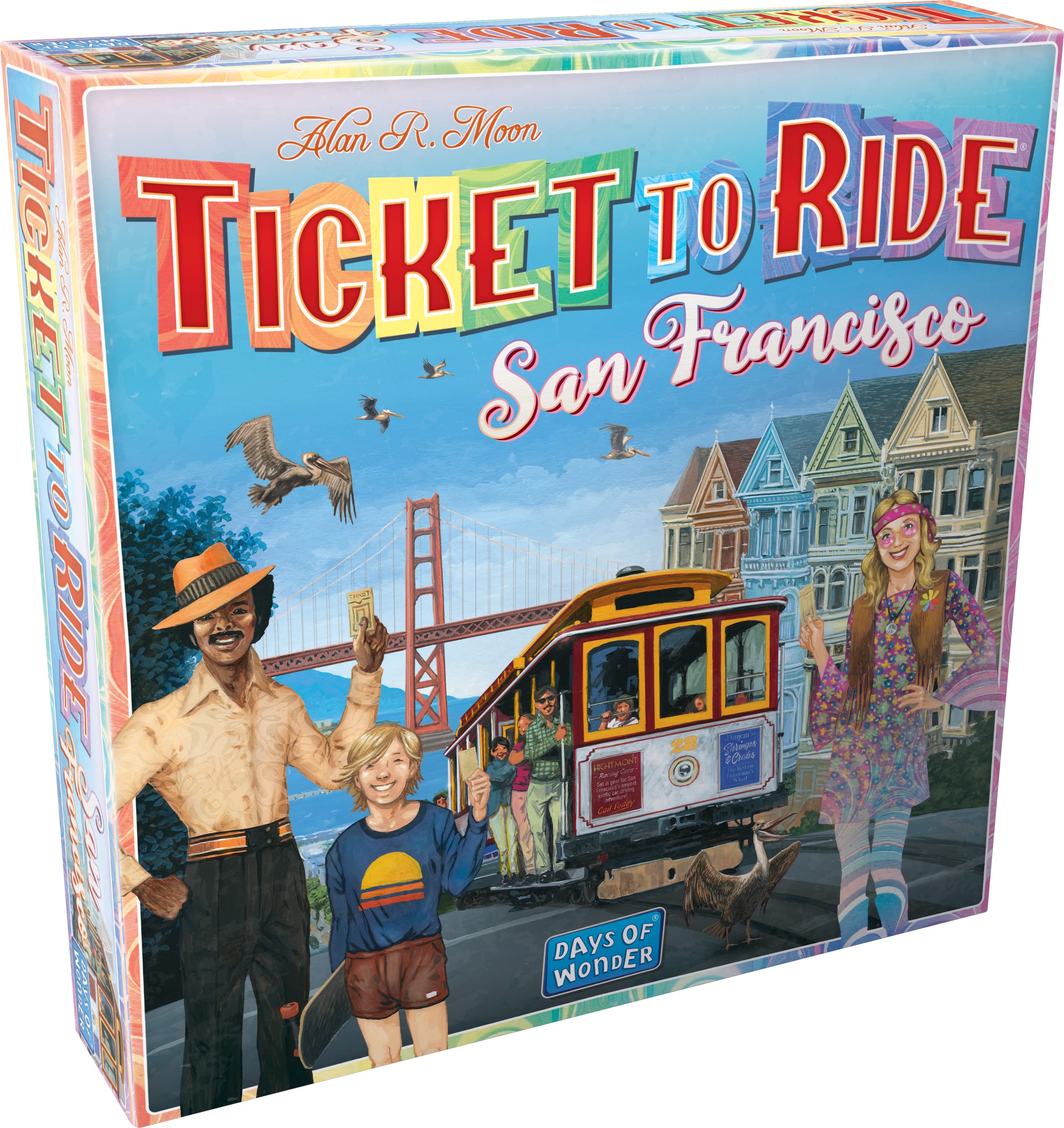 Foto 2 pulgar | Juego de Mesa Ticket to Ride San Francisco Aventura en Tren por la Icónica Ciudad