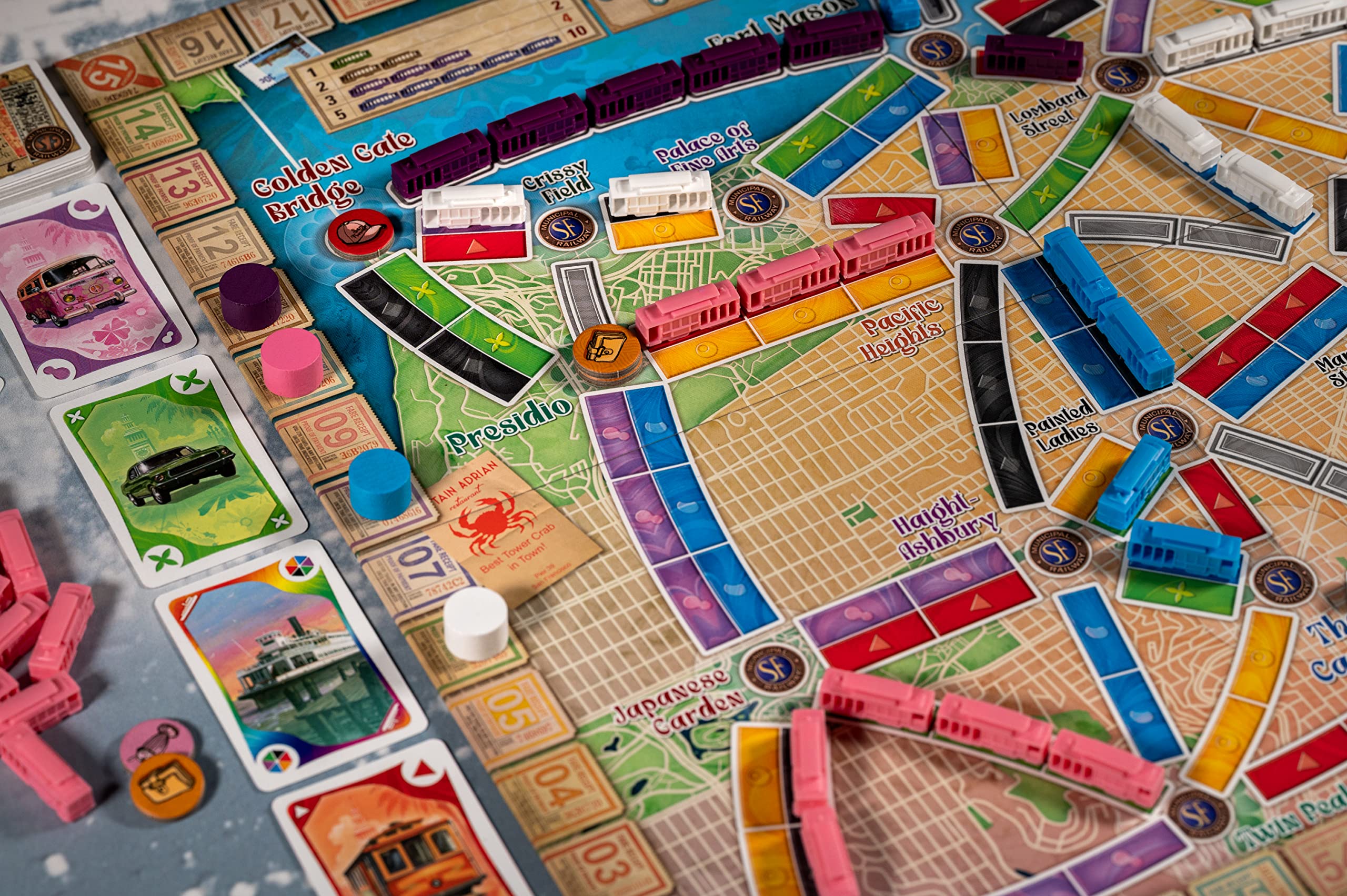 Foto 3 pulgar | Juego de Mesa Ticket to Ride San Francisco Aventura en Tren por la Icónica Ciudad