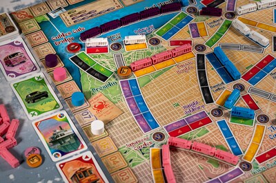 Foto 2 | Juego de Mesa Ticket to Ride San Francisco Aventura en Tren por la Icónica Ciudad