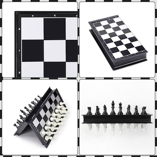 Foto 2 | Tablero Magnético Plegable para Juego de Ajedrez 32 x 32 cm - Venta Internacional