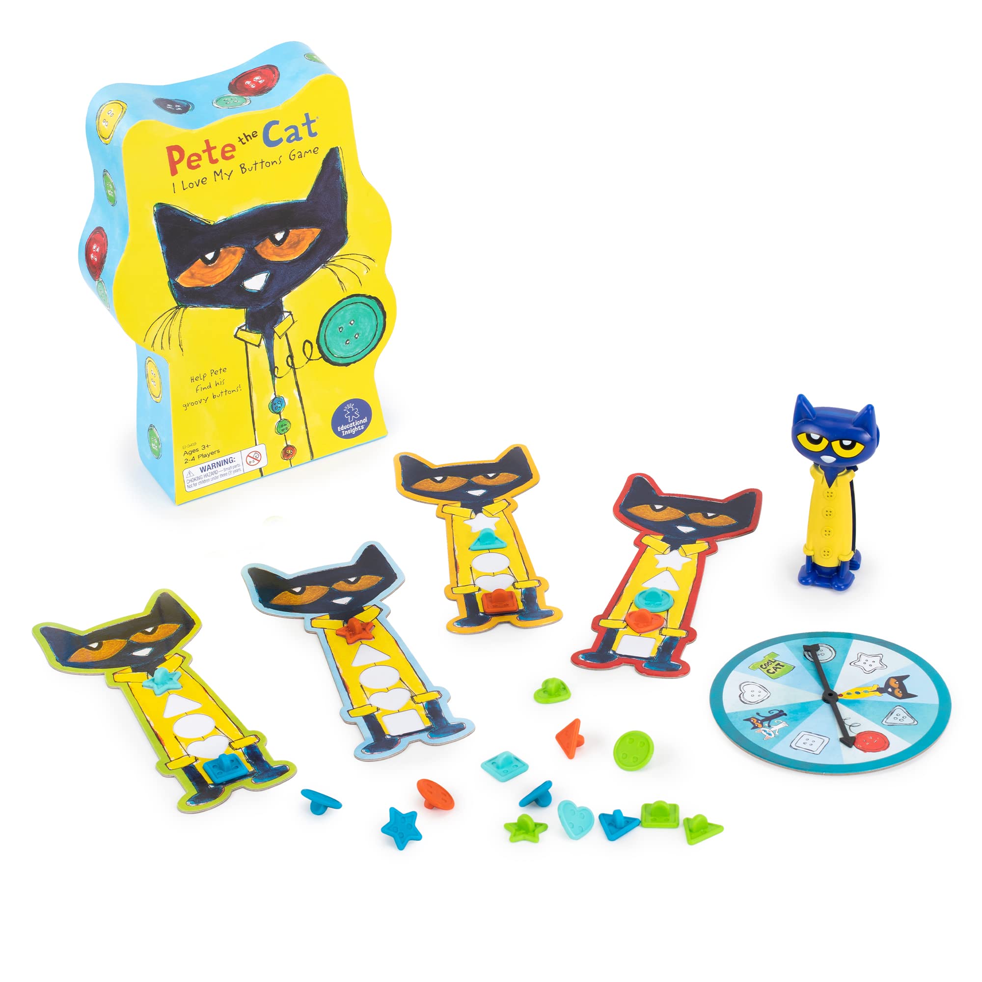 Foto 8 pulgar | Juego de Mesa Educational Insights Pete The Cat I Love My Buttons - Venta Internacional