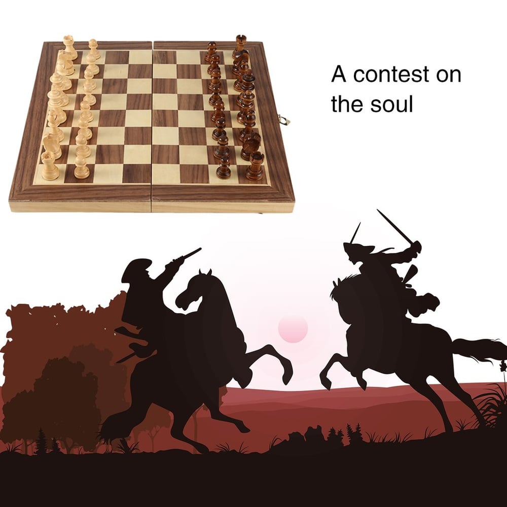 Foto 4 | Juego De Ajedrez De Madera Maciza, Concurso Internacional Con Tablero - Venta Internacional.