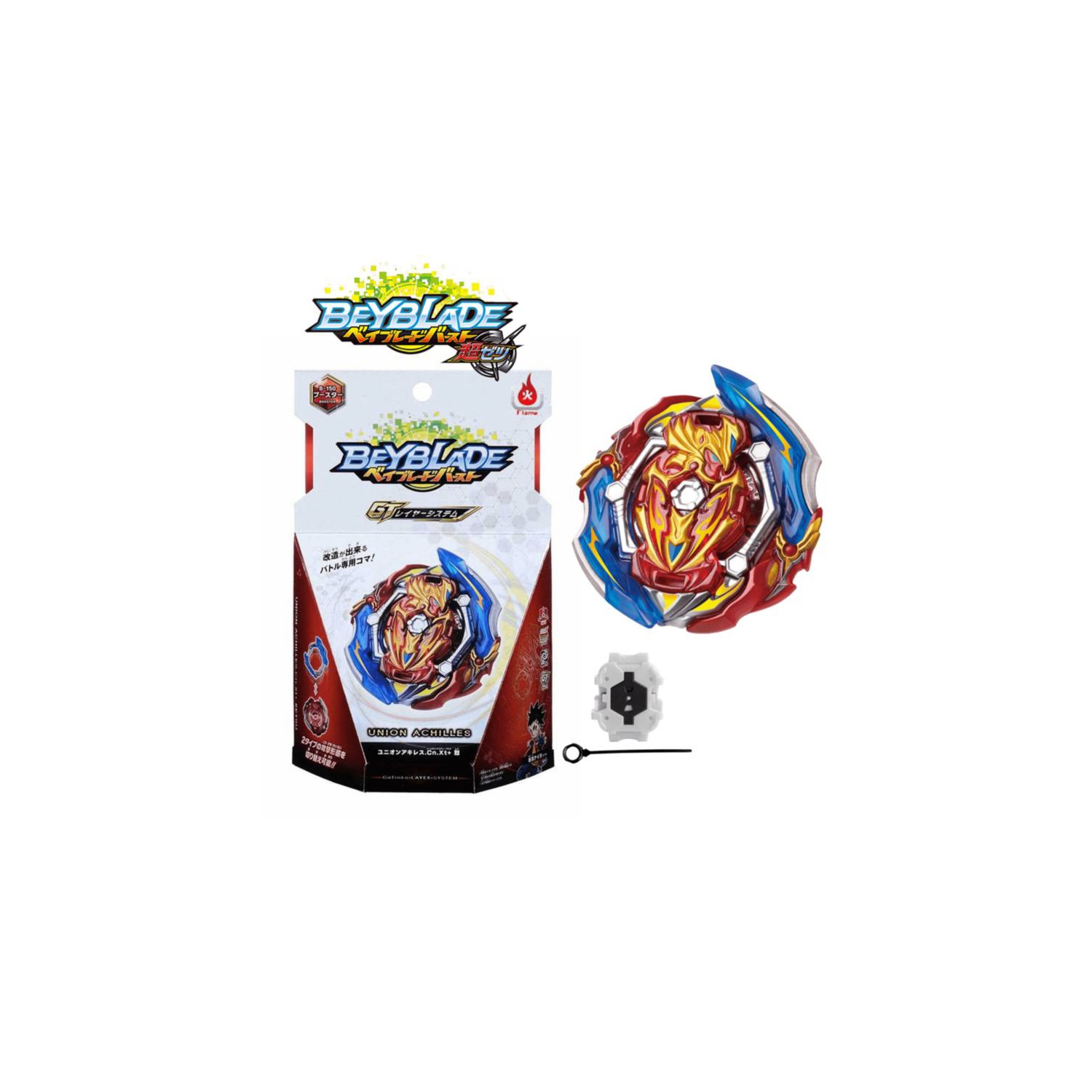 Sistema de Ráfagas Beyblade Gt Unión Achilles B-150 Con String Laun - Venta Internacional
